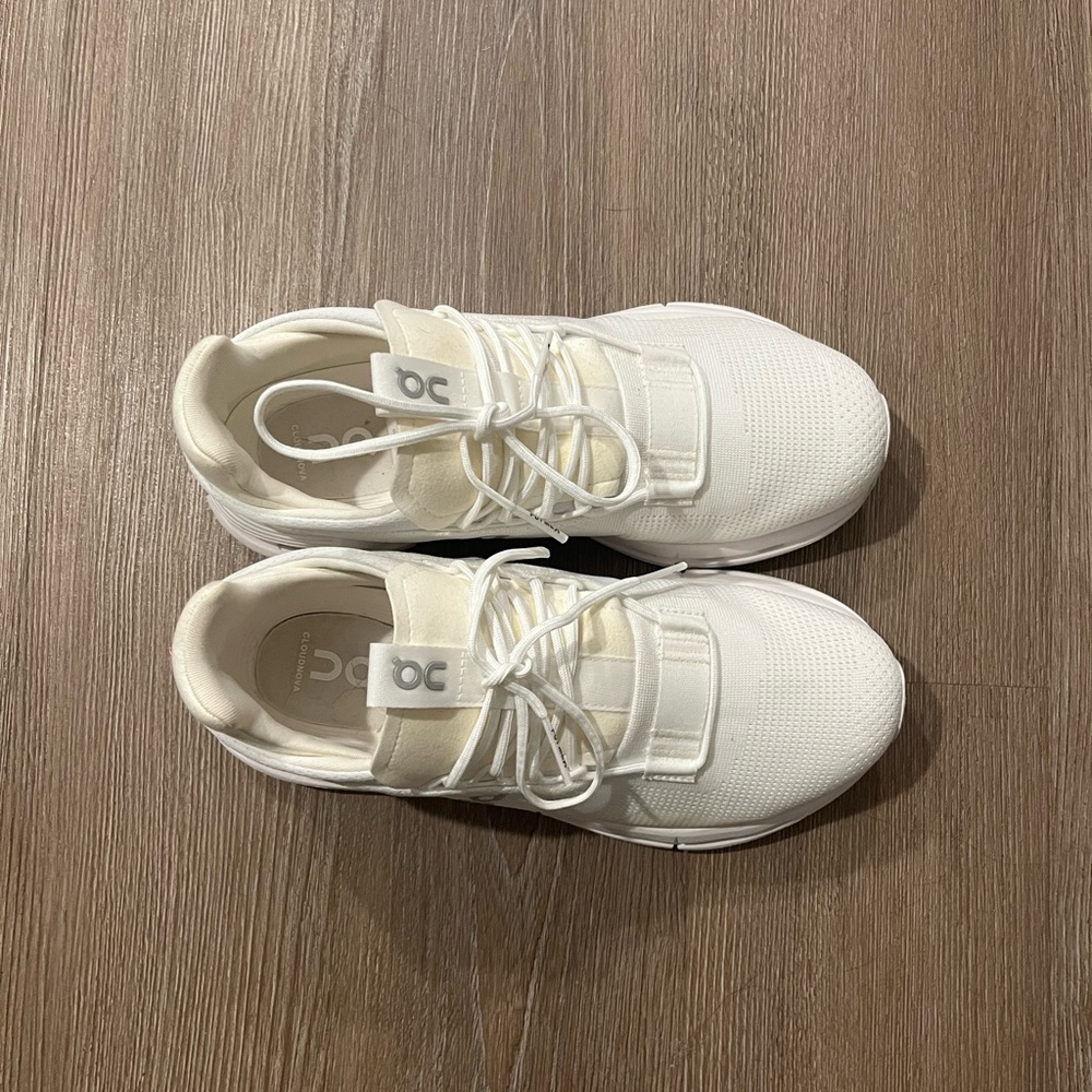 ON Cloudnova in Undyed White & White